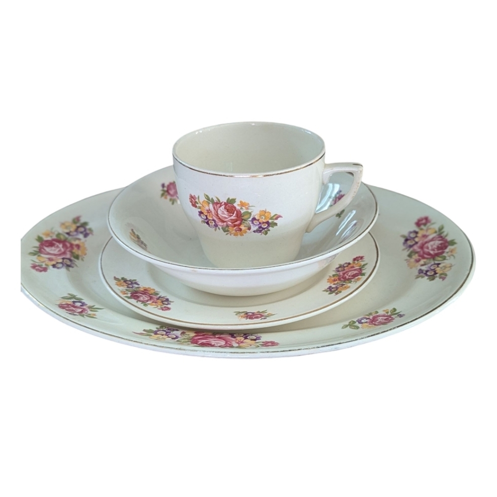 Floral Porcelain Dinnerware Set